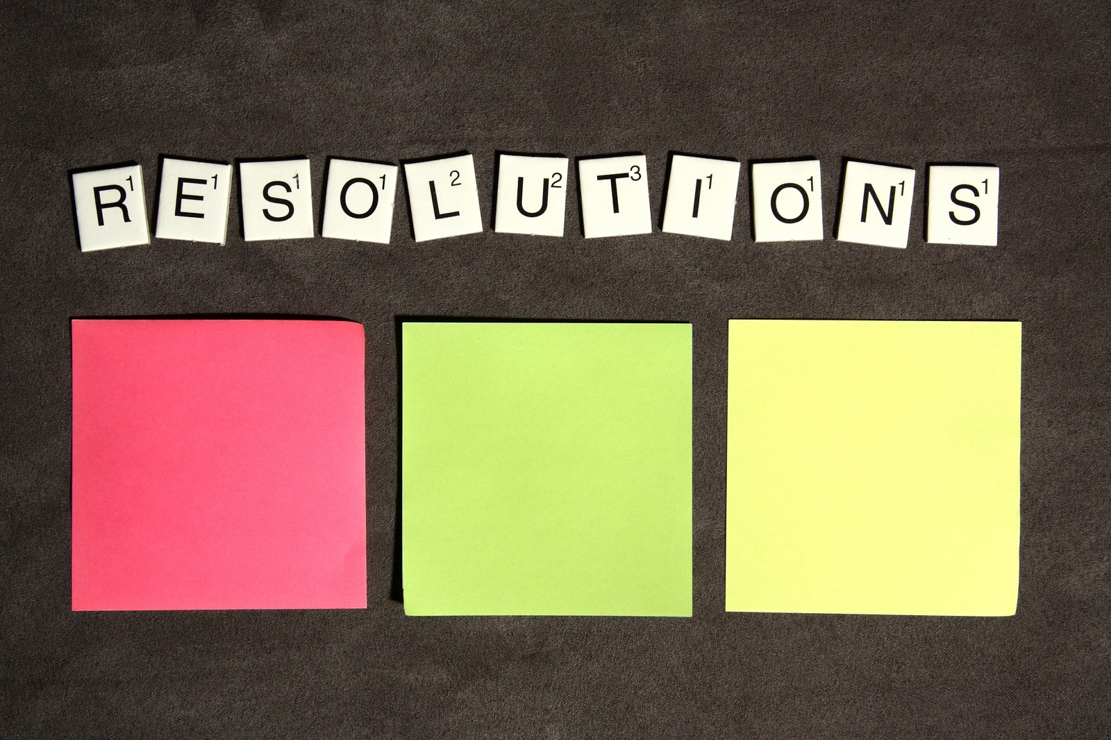Notebook for goals and resolutions